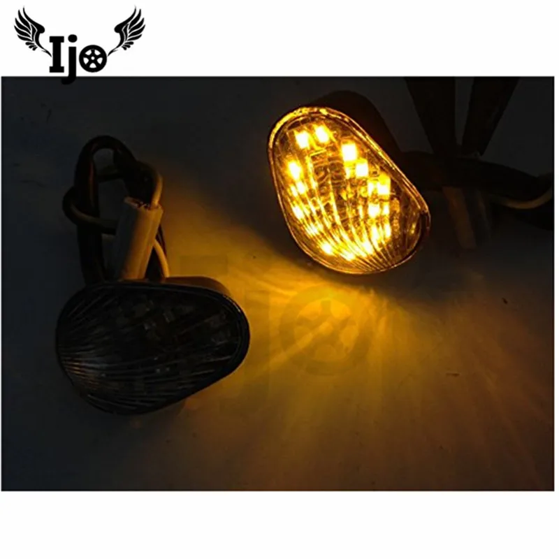 

Motorcycle accessories smoked LED signal lamp motorcycle modified LED turning lamp sports car style LED turning lamp
