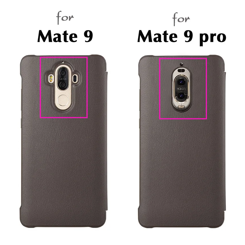 Откидной кожаный чехол для телефона Huawei Mate 9 Pro Smart Touch View Mate9 Mate9pro роскошные