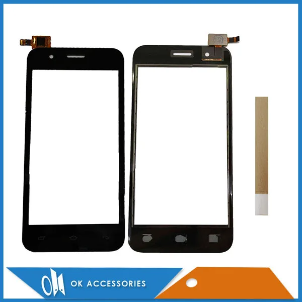 

4,5 дюймов для Micromax Bolt Q346 сенсорный экран дигитайзер панель Сменное Переднее стекло сенсорный экран с лентой