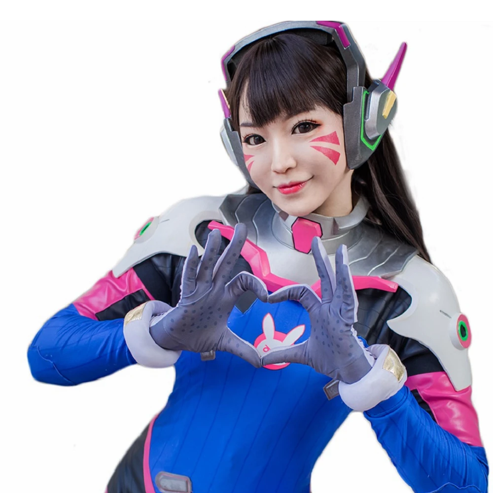Перчатки для косплея OW Hero DVA перчатки высокое качество одежда женщин|Игровые