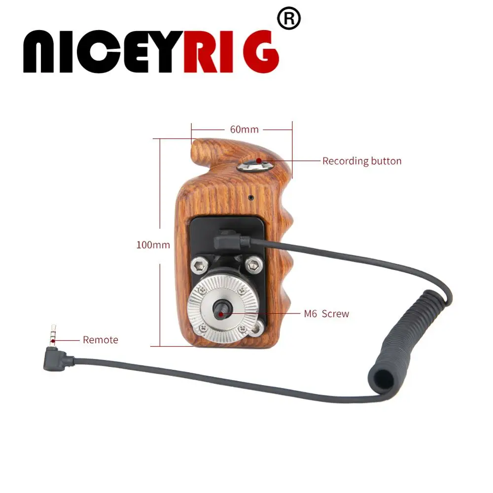 Niceyrig для Panasonic S1 S1R GH5S GH5 G9 G85 G7 GH4 GH3 GH2 левая деревянная ручка управления с