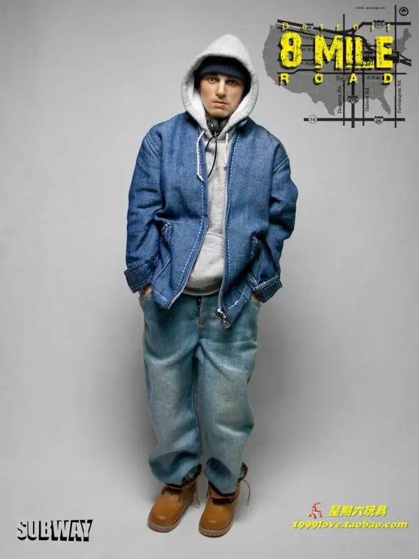Метро 1/6 8 MILE ROAD Eminem 12 &quotфигурка игрушки MIB фигурка|Игровые фигурки и трансформеры|