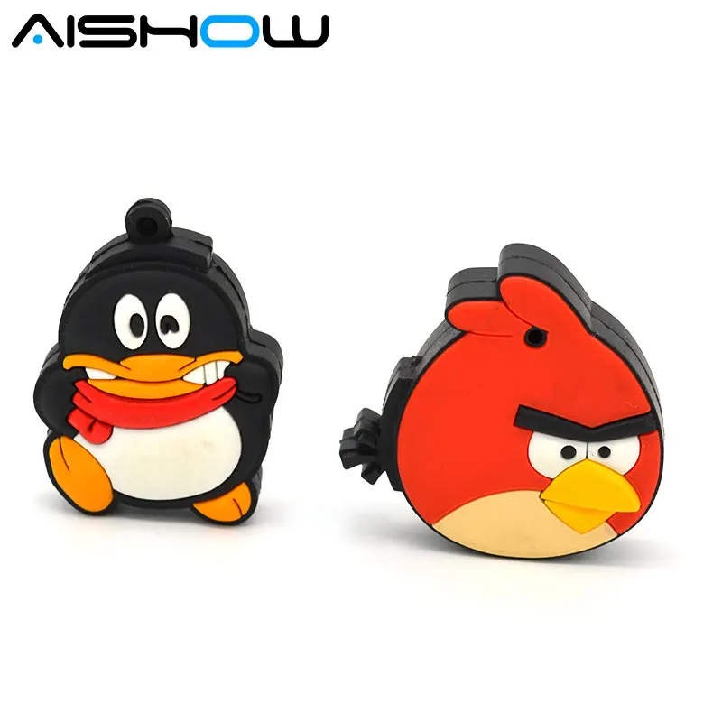 Лидер продаж 2016 года мультфильм птица игра USB флэш накопители накопитель 32 ГБ/16