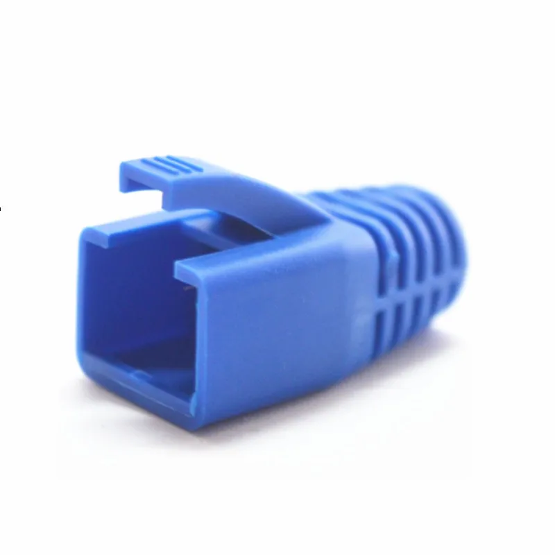 50 шт./пакет сетевой кабель разъем вилки RJ45 Cat5 CAT6 мягкая крышка розетка