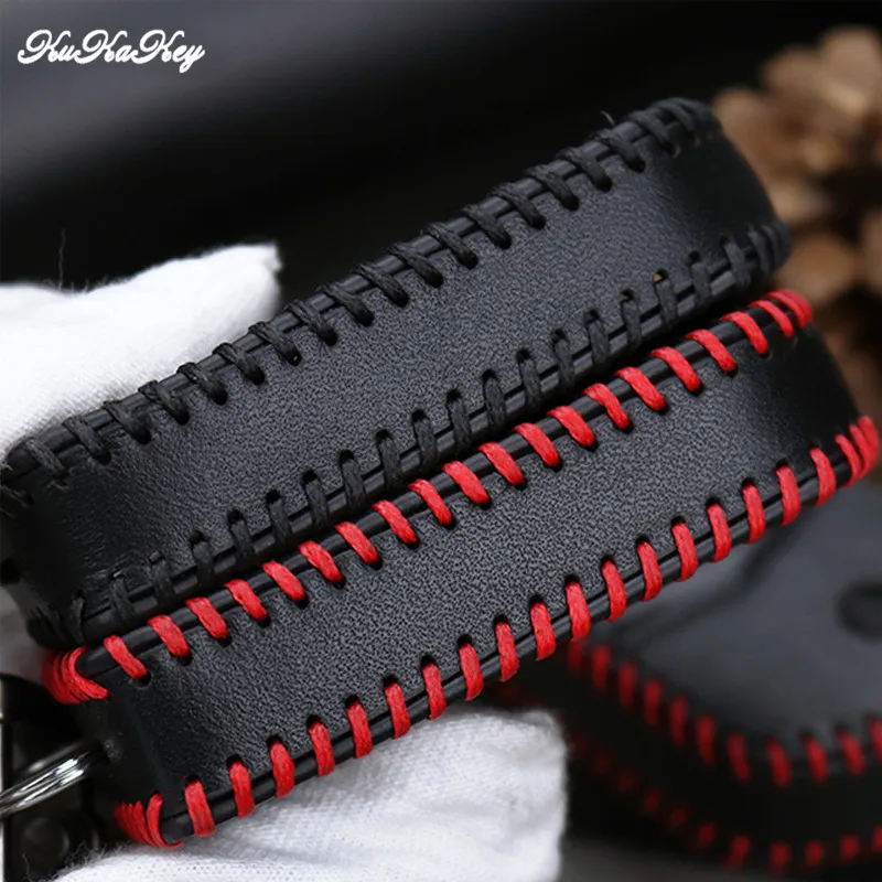 Кожаный чехол для автомобильного ключа защитный Honda Accord Crosstour HRV CRV Odyssey Civic Spirior