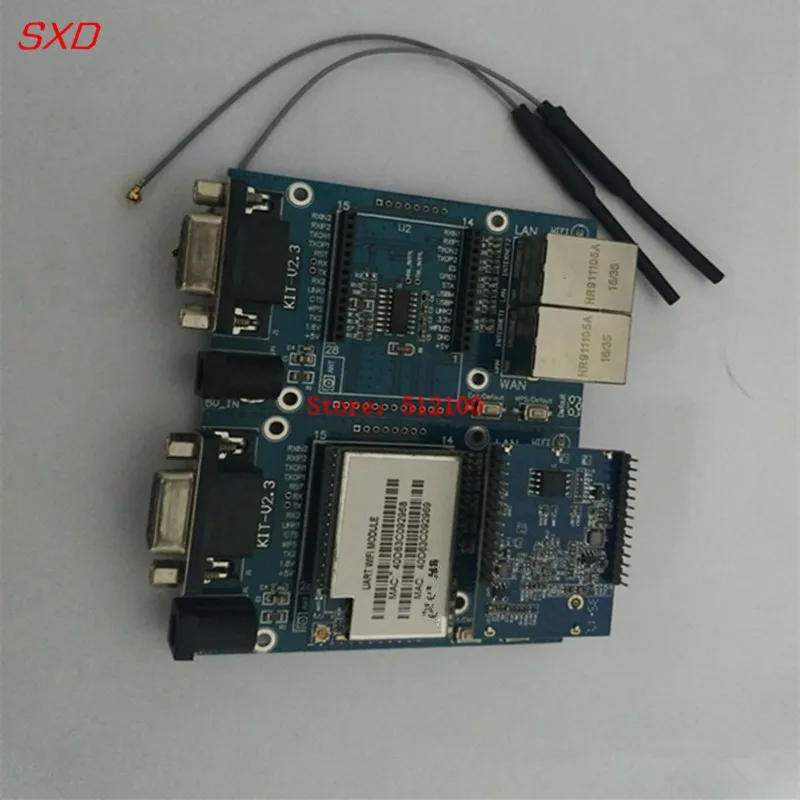 Бесплатная доставка 1 шт. последовательный модуль Wi-Fi Ethernet RS232/RS485 стартовый