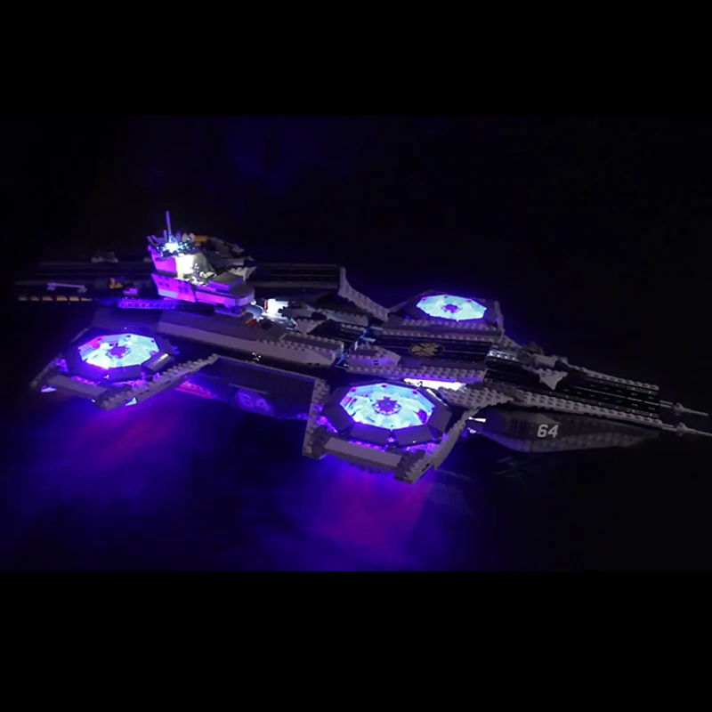Набор светодиодных ламп для лего 76042 супергероев Helicarrier совместимы с 07043