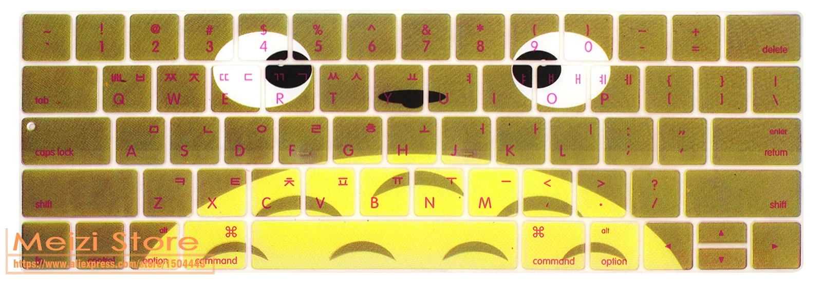 Корейский защитный чехол для клавиатуры нового Macbook Pro 13 15 2016 2017 A1706 A1708 A1707 W/Out Touch Bar