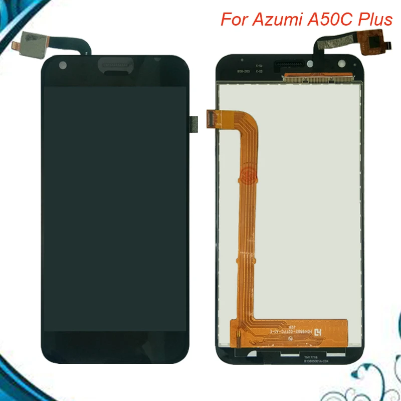 100%Tested OK For Azumi A50C Plus LCD Display+Touch Screen Assembly Black COLOR IN Stock | Мобильные телефоны и