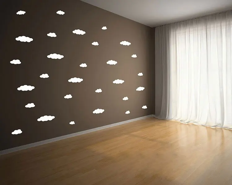 Белые облака Декорации для свадебной вечеринки Дома кухни холодильник украшение