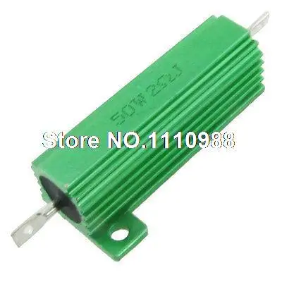 2 шт. зеленые проволочные резисторы Hksbj 50 Вт Ом 5%|wire comb binding machine|shell perfumeshell mesh |