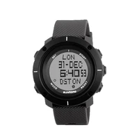 sunroad mens sports digital watch for running swimming hiking climbing waterproof clock stopwatch timer fr1001a grey
