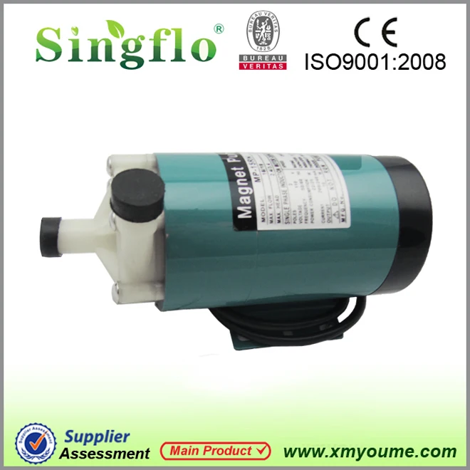 Singflo MP-20R magnetic drive pump in chemical industry/ food