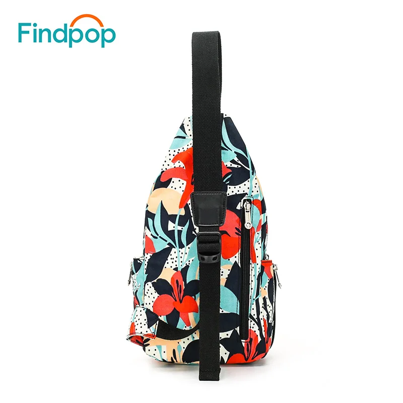 Женский рюкзак Findpop с цветочным принтом новинка 2018 модный практичный