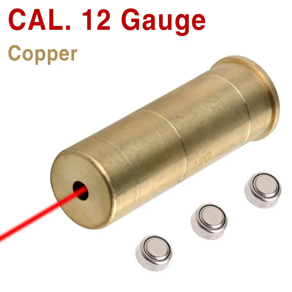 AUKMONT Brass Boresight CAL Cartridge Bore Sighter Red Dot Laser Scope Hunting Ammo Bullet | Спорт и развлечения