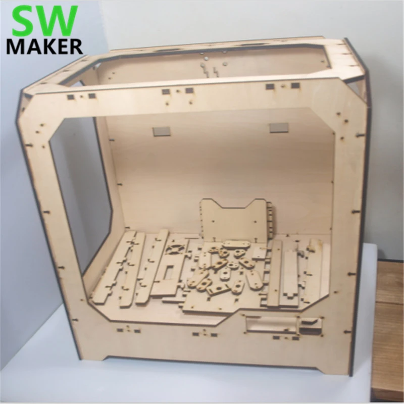 Swmaker репликатора XL V1.5 лазерная резка деревянная рамка комплект панели Box Set 6 мм