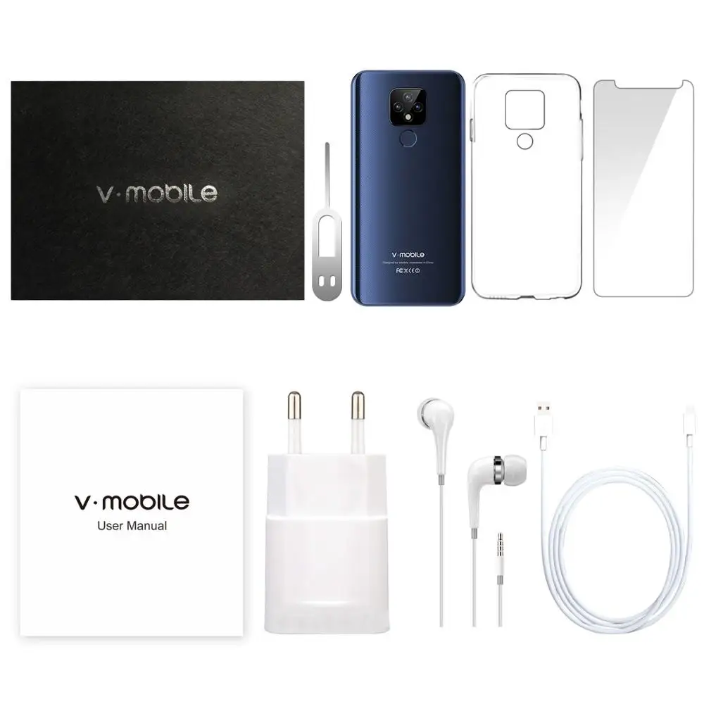 TEENO VMobile Mate 20 мобильный телефон Android 7 0 3 ГБ + 32 отпечаток пальца ID 5 84 "19:9 HD экран 4G