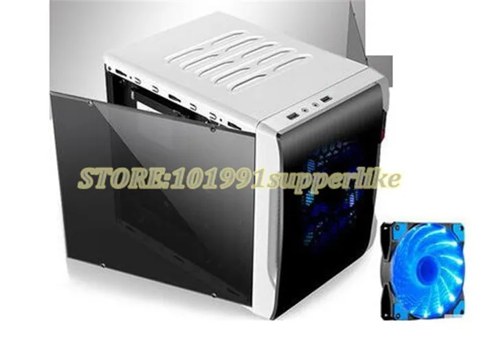 DEBROGLIE 1 шт. itx Чехол настольный компьютер мини хост шасси ITX настольная игра маленький чехол