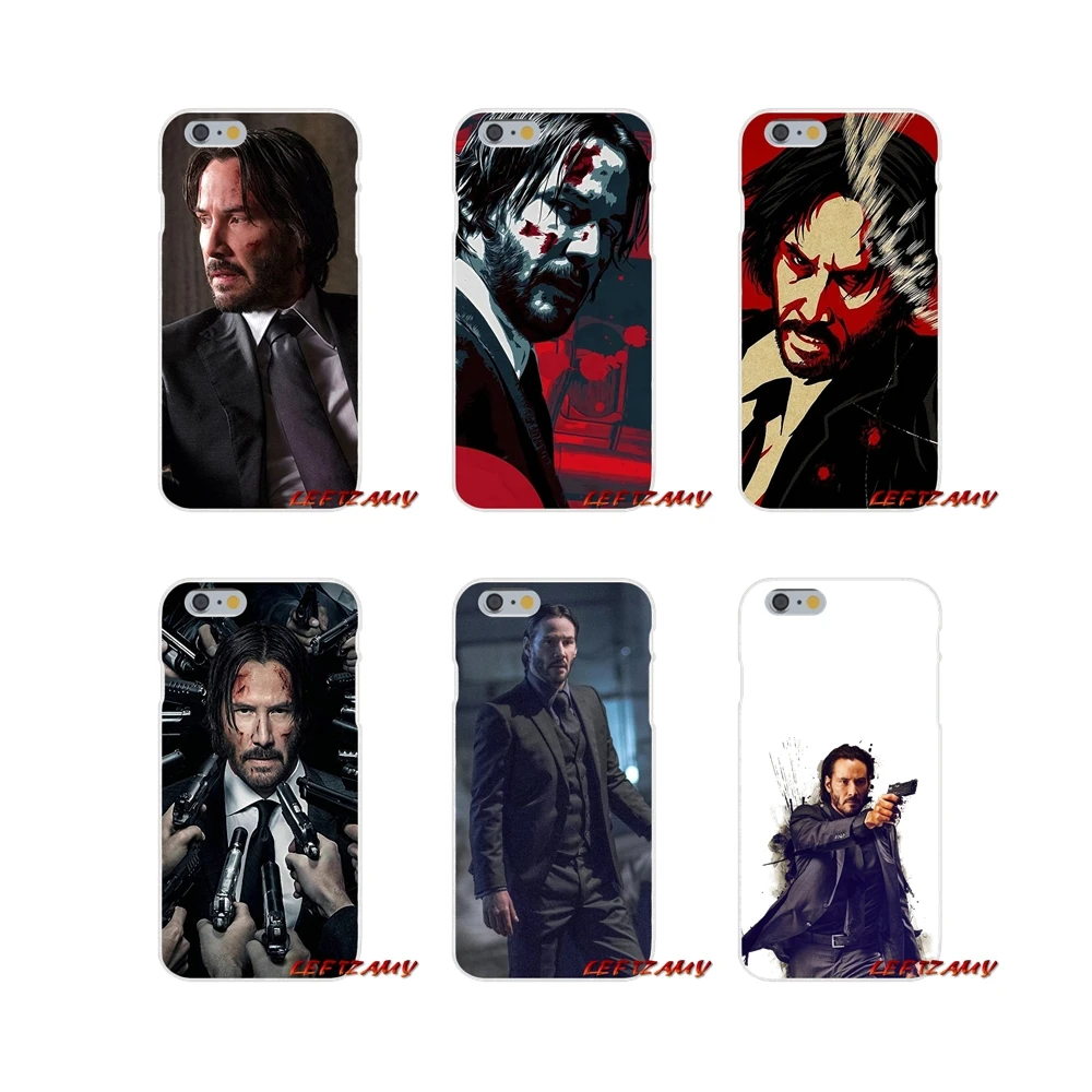For iPhone X 4 4S 5 5S 5C SE 6 6S 7 8 Plus John Wick Keanu Reeves Accessories Phone Shell Covers | Мобильные телефоны и