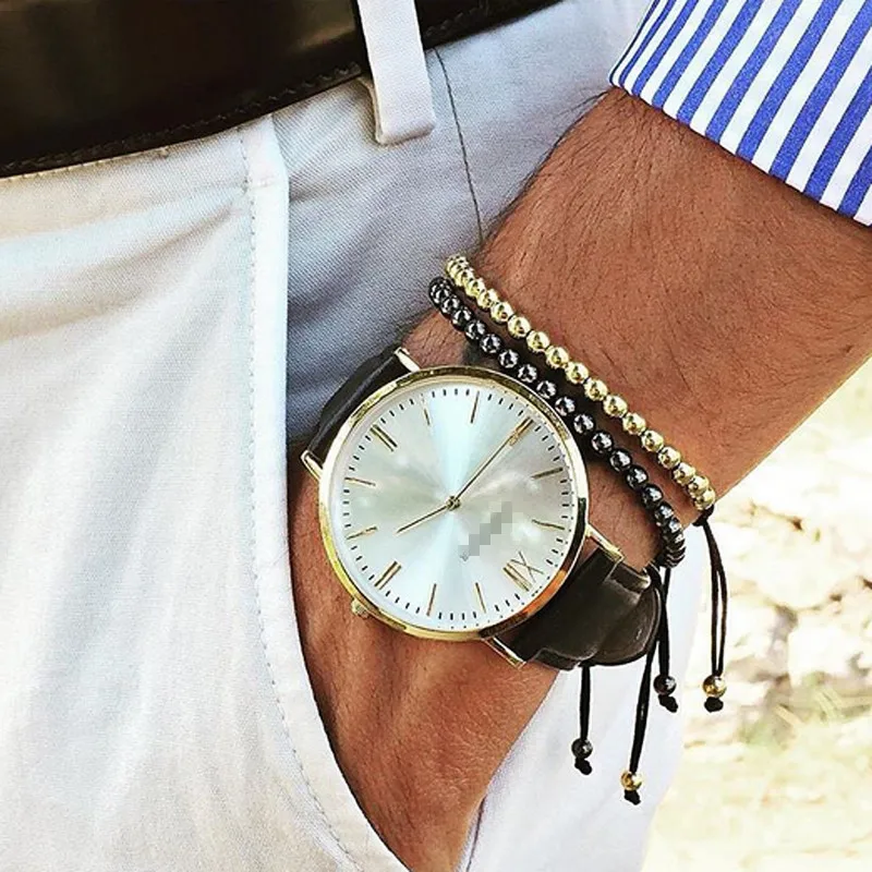 Модный браслет из нержавеющей стали 6 мм мужские браслеты золотого цвета с