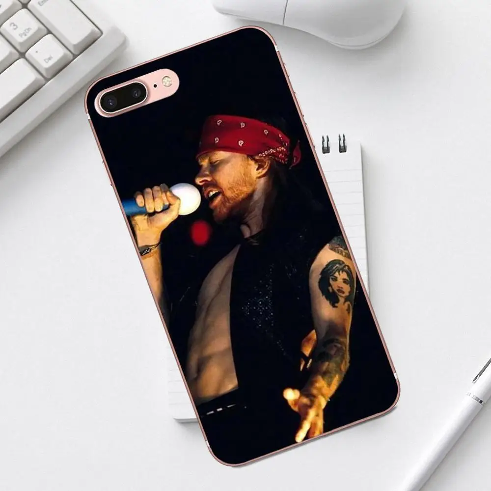 Высокое качество для Galaxy Alpha Core Prime Note 4 5 8 S3 S4 S5 S6 S7 S8 S9 mini edge Plus Guns N Roses Ретро слэш