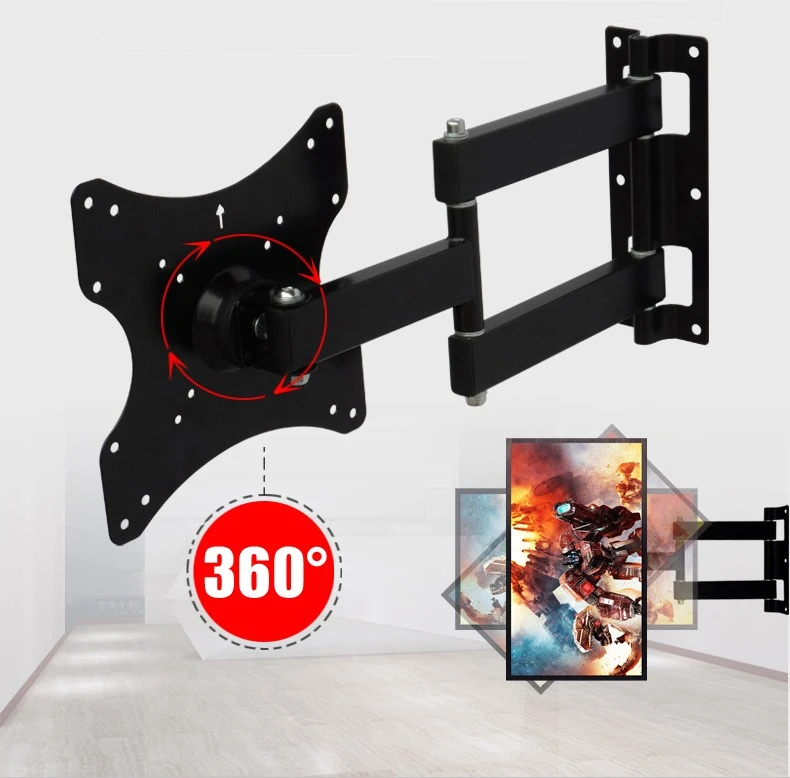 EML403X Full Motion настенное крепление для ЖК телевизора 17 40 светодиодный 360 градусов