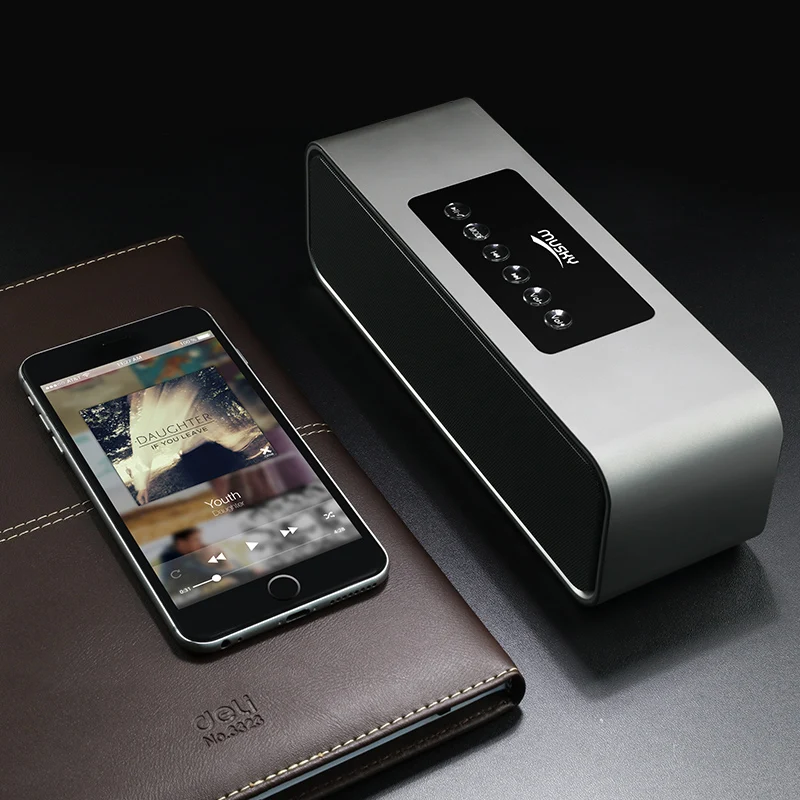 Мускусный DY22L беспроводной Bluetooth динамик 10 Вт портативный звук 3D стерео музыка