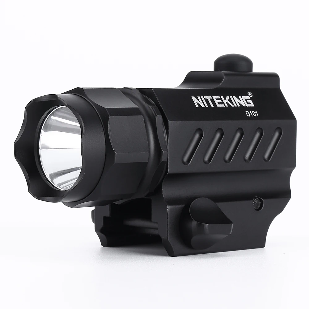 NITEKING G101 пистолет тактический флэш светильник 2 режима 1600LM фонарь погодостойкий