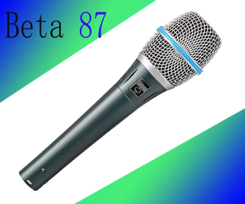 

Динамический BETA87A, 10 шт. Высококачественный суперкардиоидный Вокальный динамический микрофон Beta 87A с ideamedia Amazing Sound i!