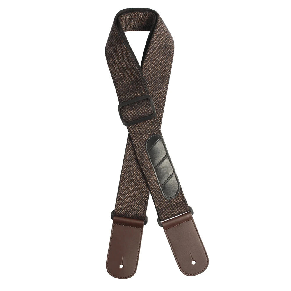 Новый ремень для гитары Универсальный Лен коровьей ra палочки держатель бретели