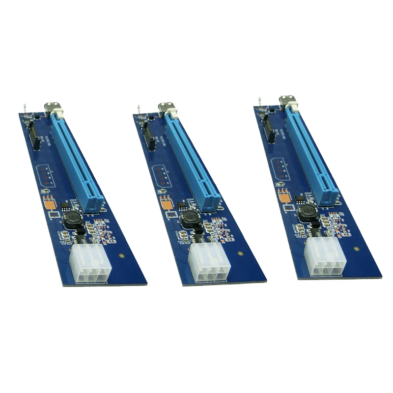 Новый aad in card PCIe 1-4 PCI express 16X Слоты Riser Card PCI-E 1X к внешнему 4 PCI-e слот адаптер порт