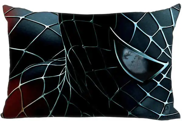 Rectangle Pillowcase Пользовательские Бэтмен и Человек-паук логотип молния на прямоугольную наволочку 35x45,40x60 см(с одной стороны печати) 180516-09 - Цвет: Rectangle Pillowcase