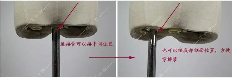 Размер M женский манекен из хлопчатобумажной ткани для платьев верхней части