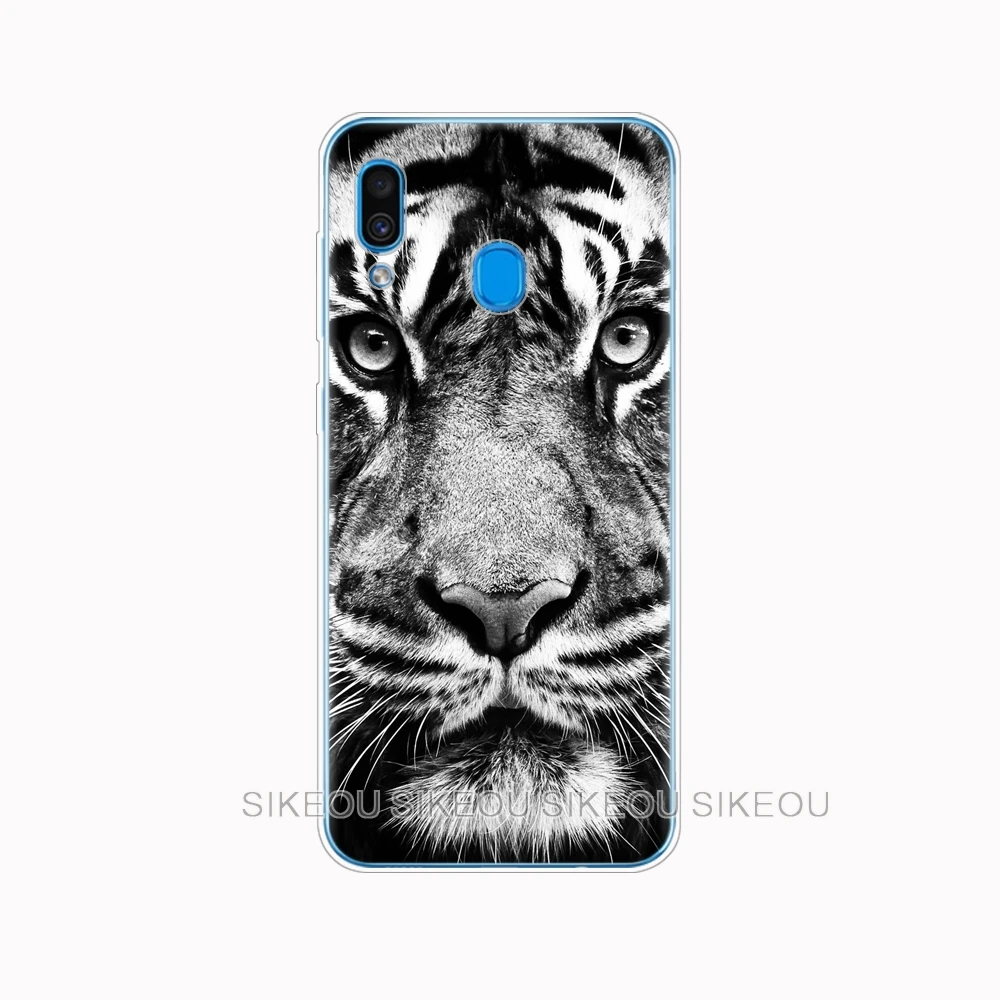 10119 Силиконовый чехол для Samsung Galaxy A50 A10 A30 A30S A40 A70 A 50 бампер для телефона Волк тигр лев леопард медведь - Цвет: 10119