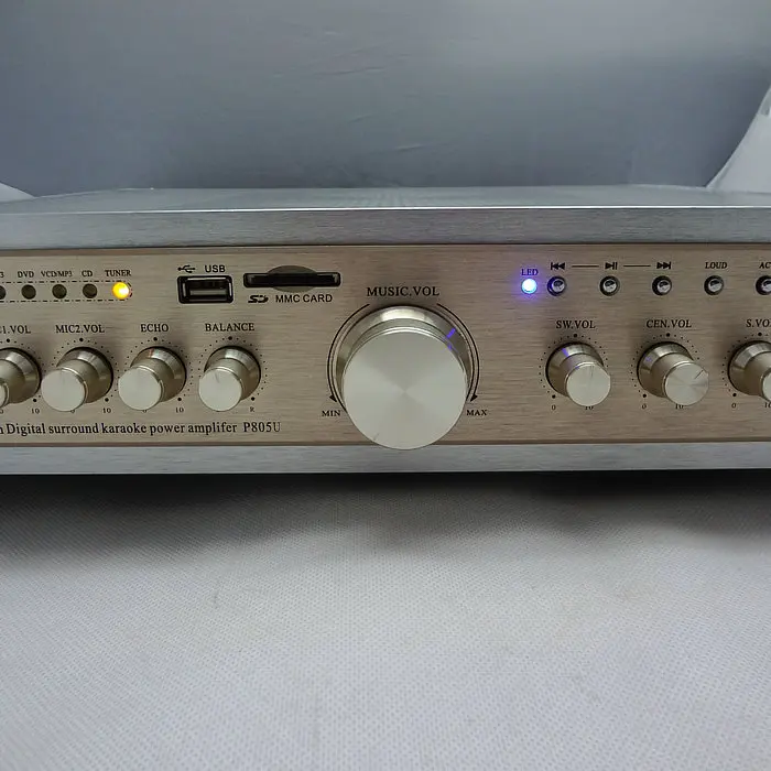 Новый P 805U 600W 2CS5200 HiFi 5 1 канальный цифровой объемный караоке усилитель