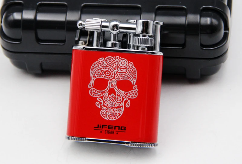 JiFENG Grimace специальный сигарный набор с бутановой газовой зажигалкой и резак для