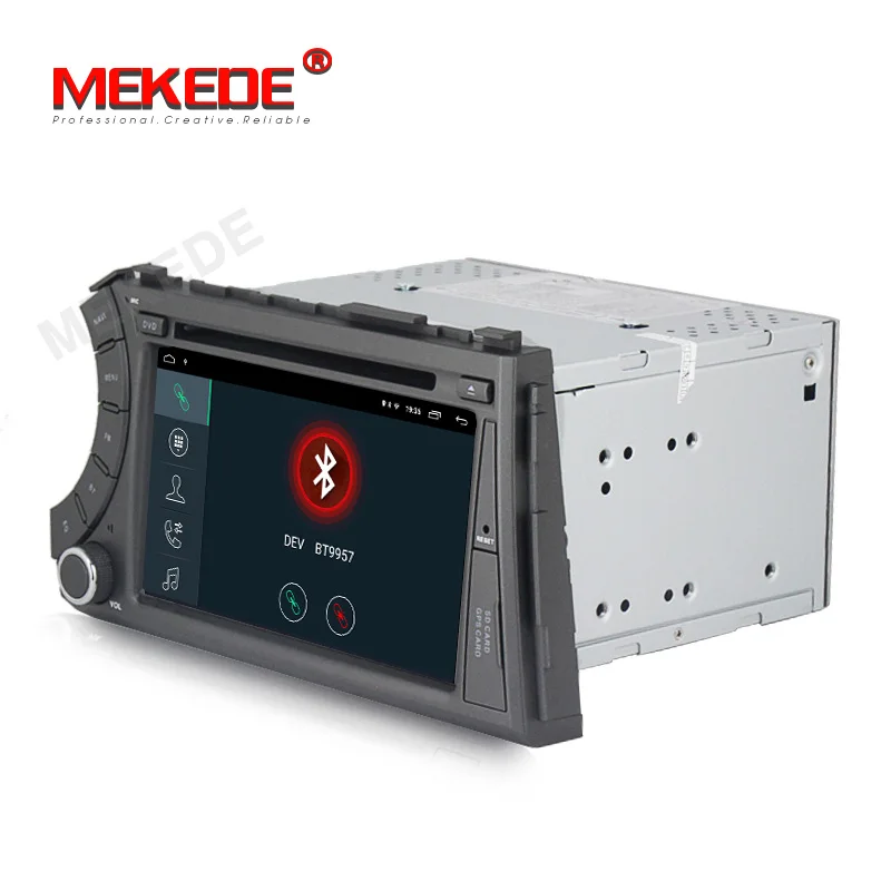 MEKEDE 2+ 32G Автомобильный мультимедийный плеер Android 9,1 Автомобильный GPS Радио Стерео dvd-плеер для ссангйонг Актион, ссангйонг кайрон с радио Wifi BT
