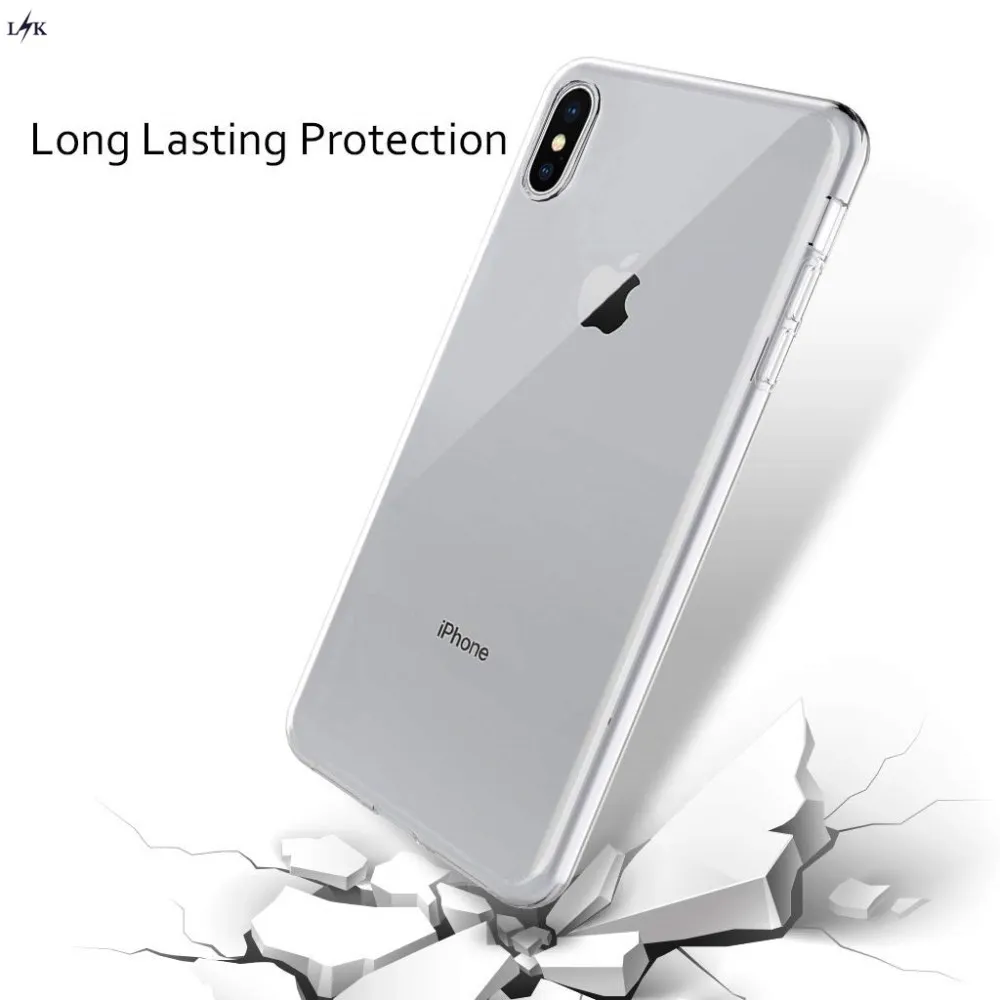 Для LK iPhone XS Max случае ультра [тонкий] устойчивое к царапинам ТПУ Резиновая мягкая