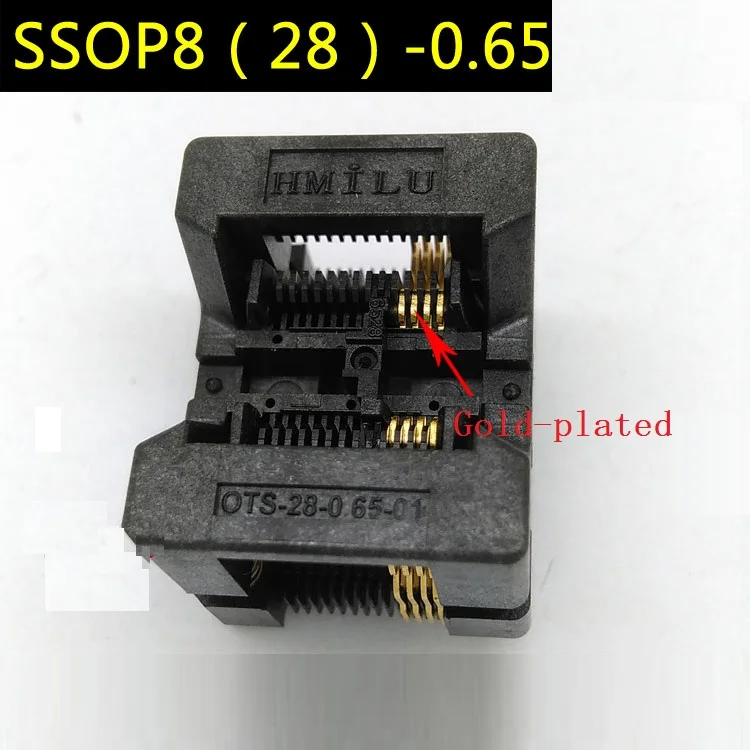 SSOP8 чип тестовый блок TSSOP8 старение БЛОК ПРОГРАММИРОВАНИЯ ots28 0.65 01 контактный шаг 0