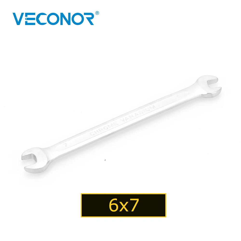 6x7 мм метрики двойной рожковый ключ хром ванадий|chrome vanadium|end wrenchwrench spanner |