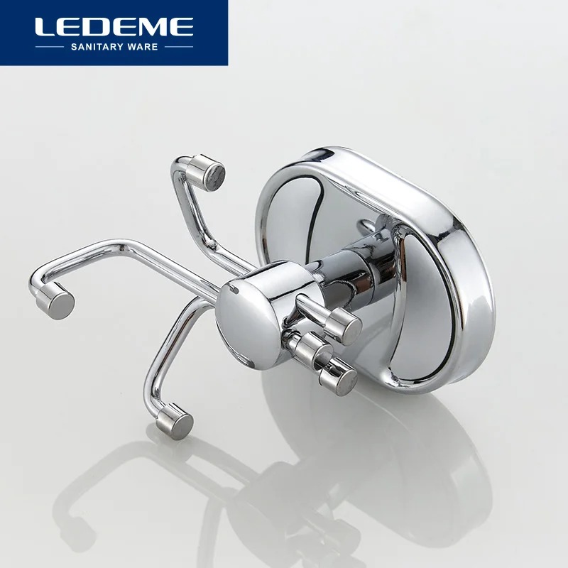 Крючок для халата LEDEME крючок одежды с хромированной отделкой элегантная