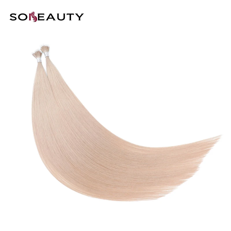 20 дюймов микро кольцо Remy человеческие волосы для наращивания прямые европейские