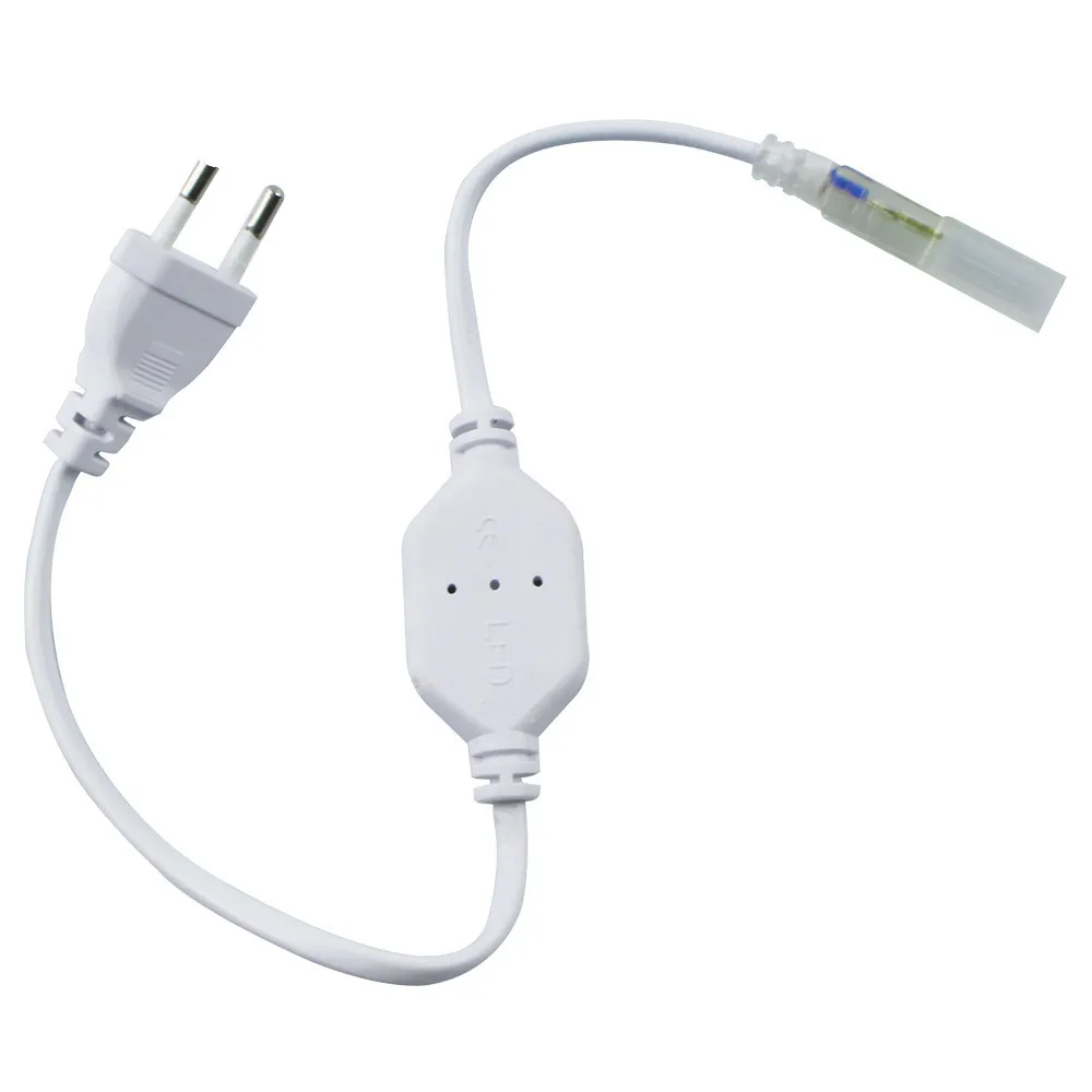 Светодиодная лента AC220V 5050 SMD IP67 водонепроницаемая садовая уличная Праздничная