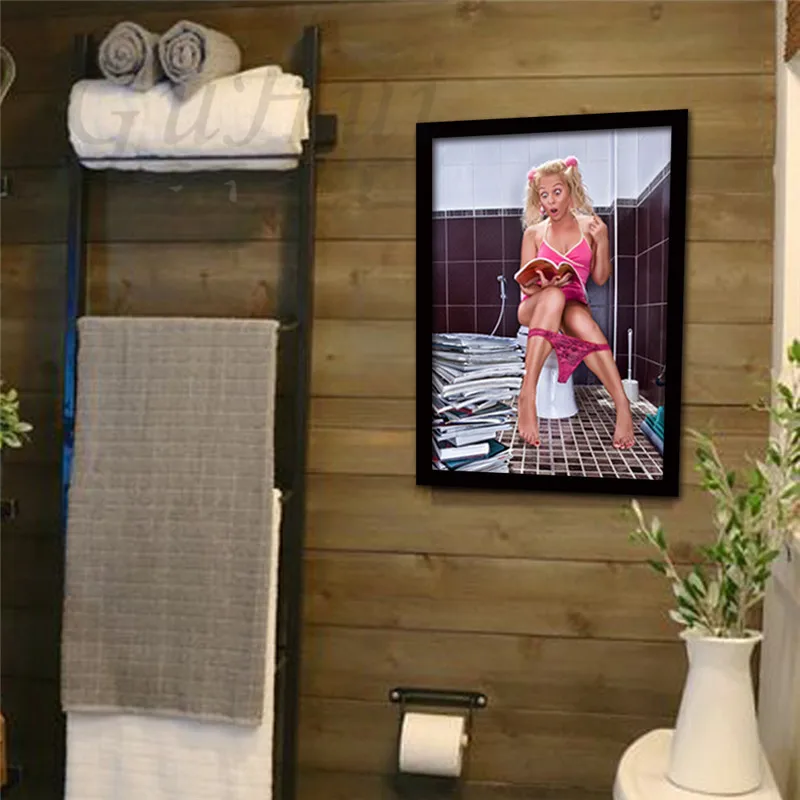 Картина на стену конский хвост для женщин|wall pictures|decor wall picturespainting toilet |