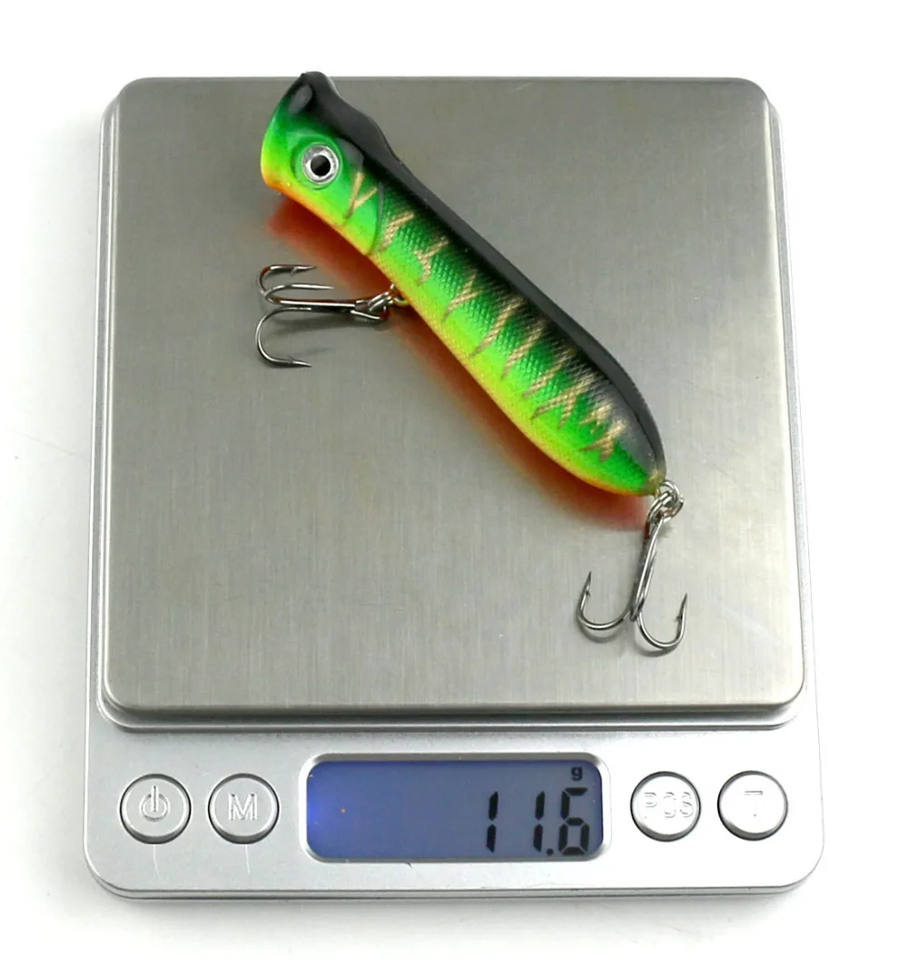 ThunderShower 1 шт. Popper Рыбная приманка 8 см 11 6 г Swimbait поплавок-приманка поверхности