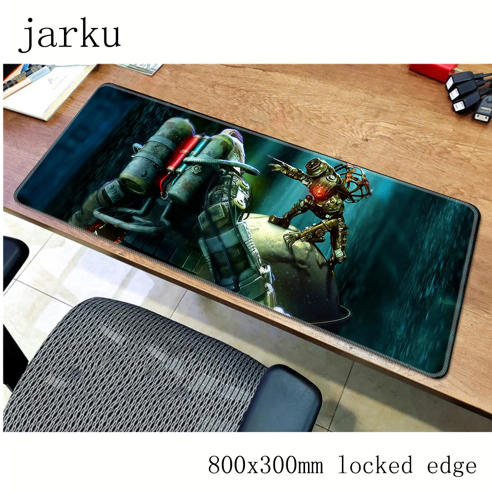Игровой коврик для мыши bioshock ноутбука 800x300 мм notbook компьютерный персональный
