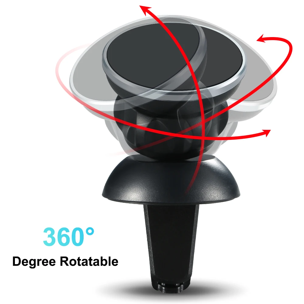 caseier ultra magnetic car phone holder air vent mount magnet car holder for your mobile phone stand suporte celular ppara carro free global shipping