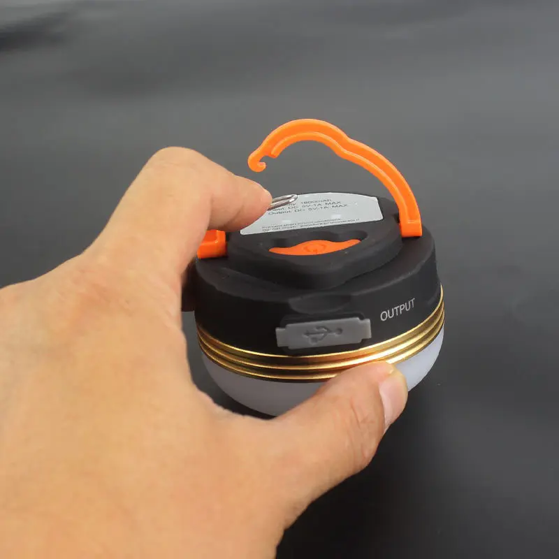 Портативный мини-светильник для кемпинга, водонепроницаемый, USB, Перезаряжаемый/Тип батареи, уличный аварийный светодиодный фонарь для кемпинга, походов, палаток