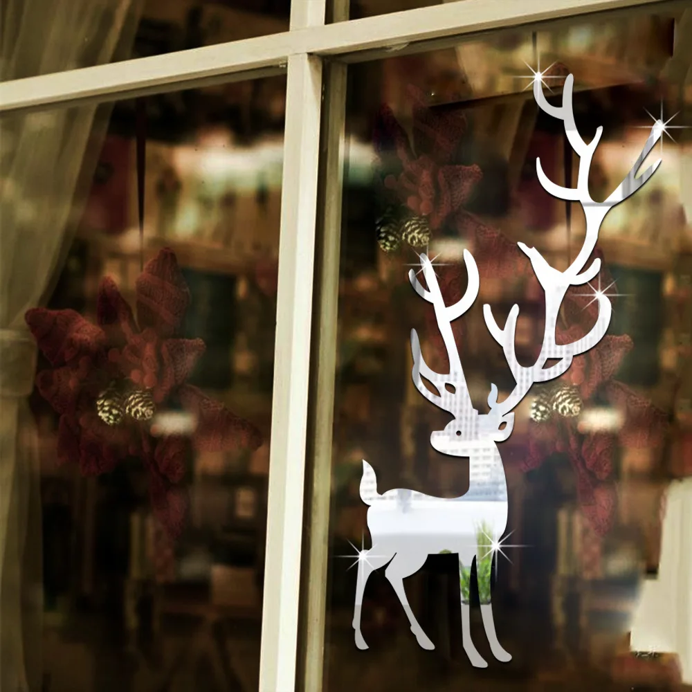 Funlife домашнее украшение для детского дома Зеркальная Наклейка ТВ фон Анимация