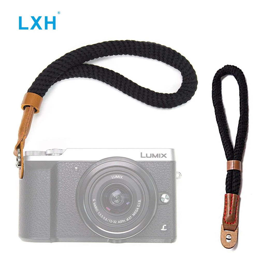 LXH холщовый ремешок на запястье для камеры Sony Nikon Leica Canon Fujifilm X100F зеркальная